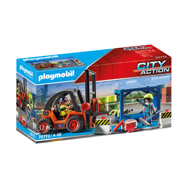 City Action Forklift With Freight 70772